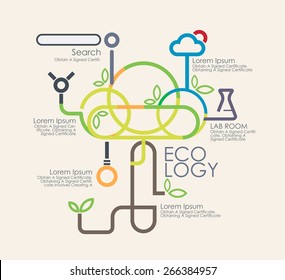 Business eco logy  and infographics.Vector illustrationayout, banner, diagram, web design template