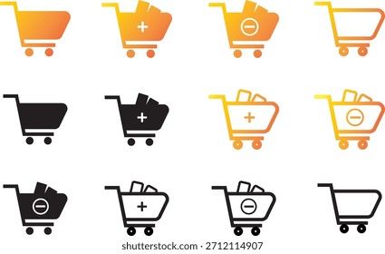 Icono de comercio electrónico de negocios Vector Diseño