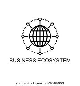 business ecosystem icon , technology icon