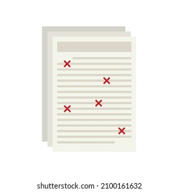 Business editor icon. Flat illustration of business editor vector icon isolated on white background