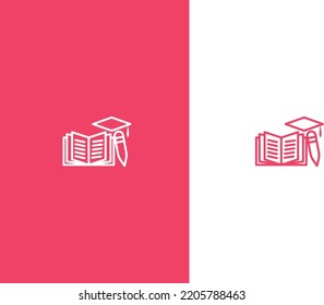 Business education icons. Vector illustration , Set of Outline stroke Education icon Vector illustration. Education symbol line icon on white background vector illustration