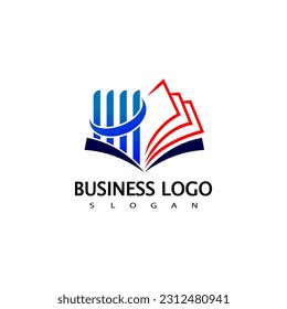 Business Education Logo. Finance Education Logo Design

