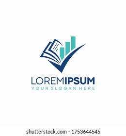 Business Education Logo Icon Design Vector Template