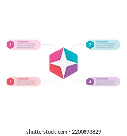 business, education, magazine, annual report, internet information template. four pointed star infographic template. star information template. eight option informational templates