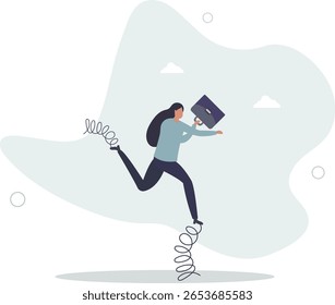 A eficiência empresarial impulsiona, aumenta a produtividade e aumenta o desempenho, a inovação e o conceito de vantagem empresarial.vida humana.