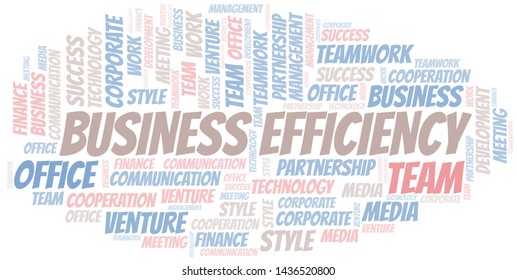 business-efficiency-word-cloud-collage-made-stock-vector-royalty-free