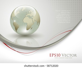 Business elegant abstract background - vector illustration