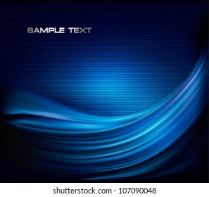 Business elegant blue abstract background. Vector illustration