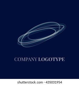Business elegant logotype template. Modern vector design for an icon symbol.