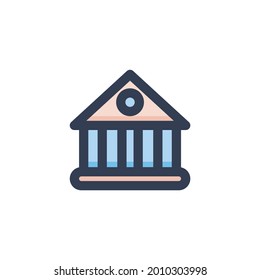 Icono de vector bancario de elementos empresariales