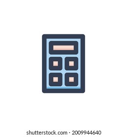 Business Elements Calculator Vector Icon