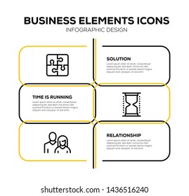 BUSINESS ELEMENTS AND ILLUSTRATION ICON CONCEPT
