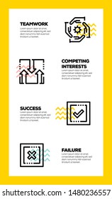 BUSINESS ELEMENTS AND ILLUSTRATION ICON CONCEPT