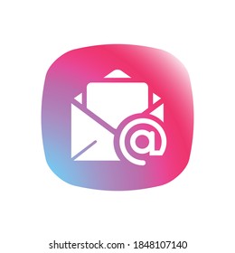 Correo electrónico comercial - botón Icono de aplicación