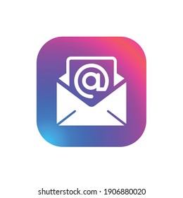 Business Email - App Icon Button