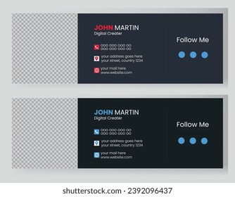 Business Email Signature Design Template