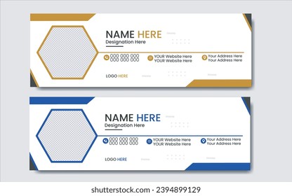 Business Email Signature Design and templet.