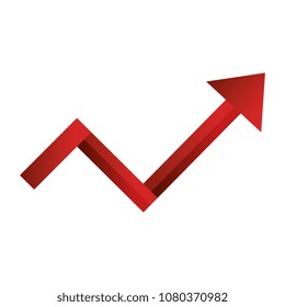 business emblem with arrow