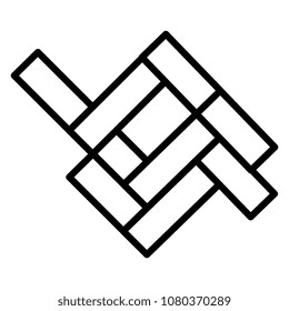 business emblem with rhombus shape