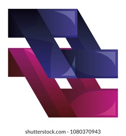business emblem with rhombus shape