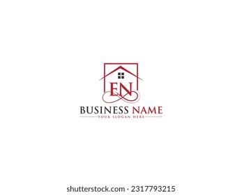 Business EN Real Estate Logo Symbol