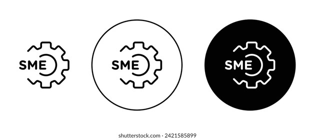 Vektor-Vektorsymbol-Set für Unternehmen. Small Firm Growth Vektorsymbol für UI Design.