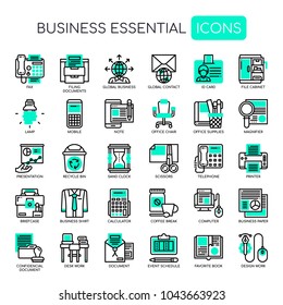 Business Essential , Thin Line and Pixel Perfect Icons
