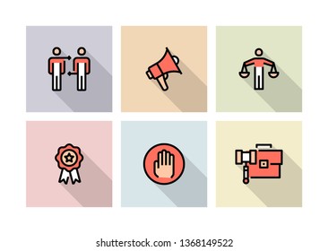 BUSINESS ETHICS ICON CONCEPT