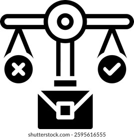Business Ethics Icon Element For Design And Vector