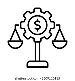 Business Ethics Icon Element for Design