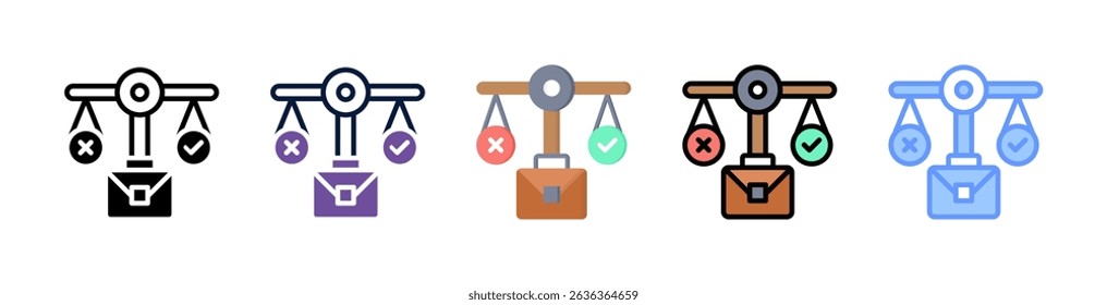 Business Ethics Icon Element For Design And Vector