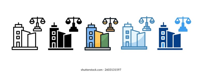 Business Ethics Icon Set Multiple Style Collection