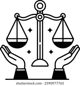 business ethics icon vector for illustration 