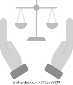 Imagen vectorial del icono de ética empresarial. Adecuado para aplicaciones móviles, aplicaciones web y medios de impresión.