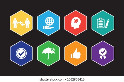 Business Ethics Infographic Icon Set