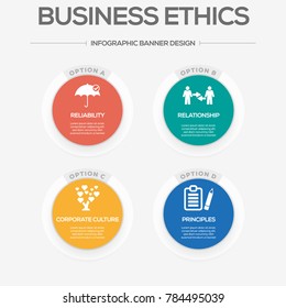 Business Ethics Infographic Icons
