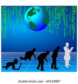 Business Evolution.Vector