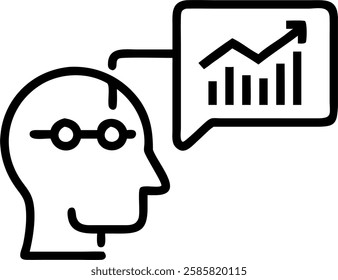 Business executive analyzing AI powered sales performance dashboard in macro copy space concept as Business executive analyzes AI powered sales performance dashboard in a macro close up highlighting i