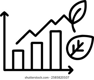 Business executive analyzing sustainable supply chain data in macro close up copy space concept as A business executive analyzes sustainable supply chain data in a macro close up emphasizing data driv