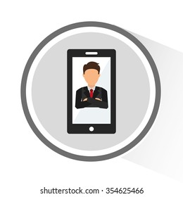 business executive design, vector illustration eps10 graphic 