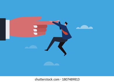 Nudge Theory Reminder Guidance Encourage People Stock Vector (Royalty ...