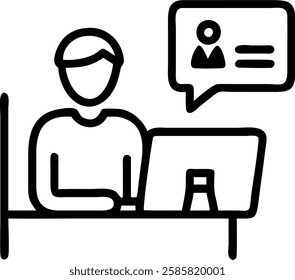 Business executive using AI driven CRM system on glossy desk copy space concept as Business executive uses an AI driven CRM system on a glossy desk highlighting intelligent customer relationship manag