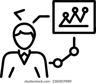 Business executive using AI powered strategic planning tools in office copy space concept as Business executive uses AI powered strategic planning tools in office showcasing intelligent business strat