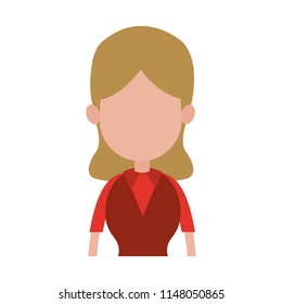 Business executive woman profile