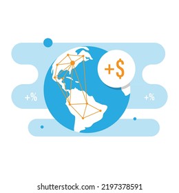 Business Expansion Concept Illustration Flat Design Vector Eps10. Modern Graphic Element For Landing Page, Empty State Ui, Infographic, Icon