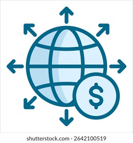 Business Expansion Icon Element For Design