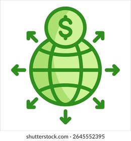 Business Expansion Icon Element For Design