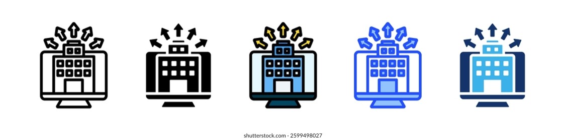 Business Expansion Icon Set With Multiple Style Collection