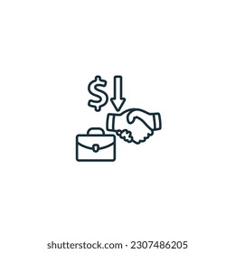 Business expenses icon. Monochrome simple sign from common tax collection. Business expenses icon for logo, templates, web design and infographics.