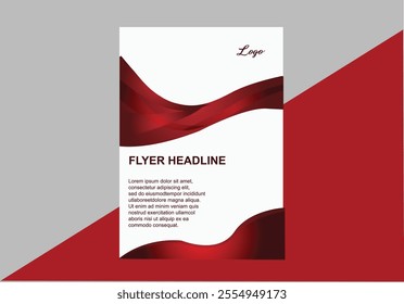 business Eye catching high quality realistic flyer print design 